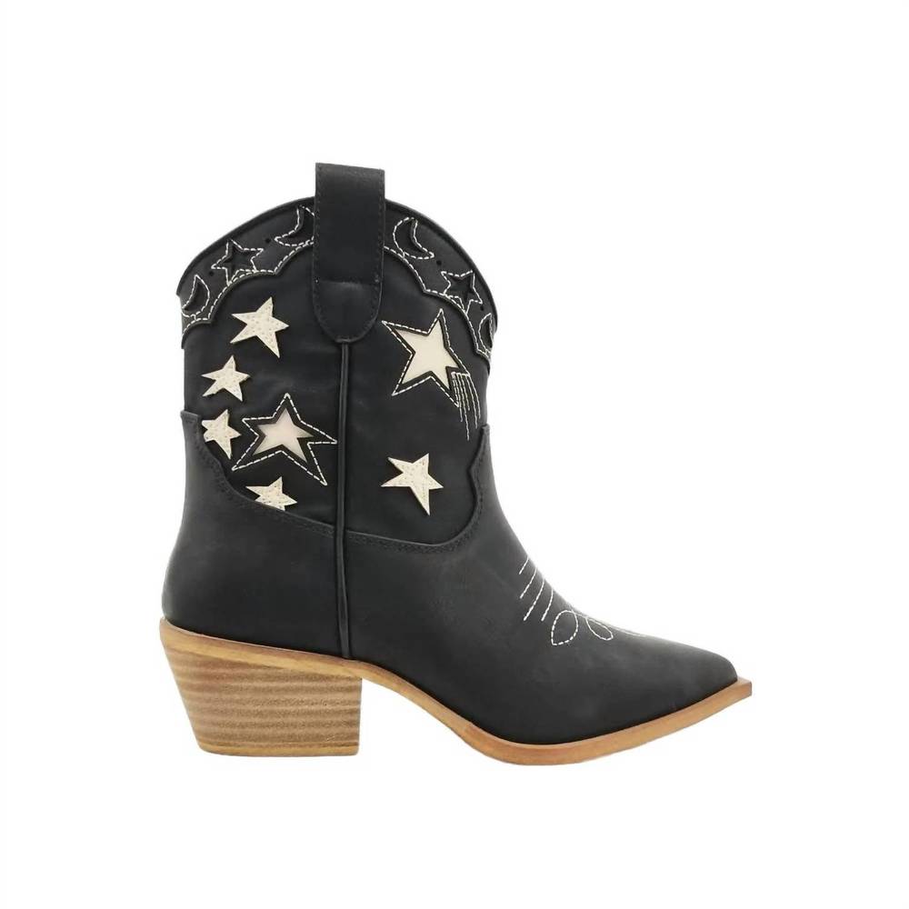 NEW SHU SHOP women's valencia star boots in black - Picture 2 of 4